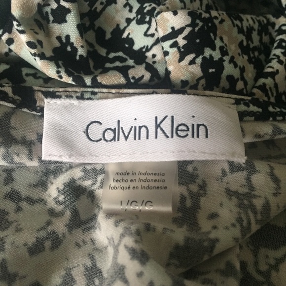 Calvin Klein Slinky Sleeveless Top Size L - Picture 5 of 7